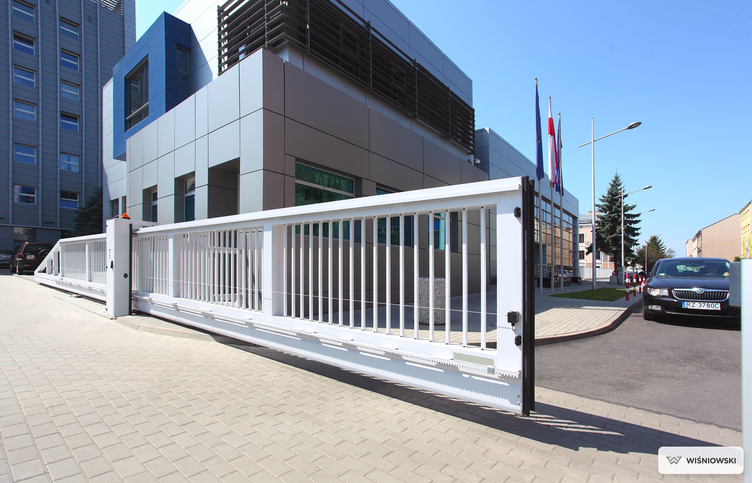 Brama ogrodzeniowa przemysłowa Wisniowski przesuwna