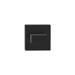 Szyld dolny kwadratowy WC - Czarny