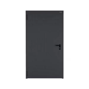 Drzwi stalowe techniczne Wiśniowski ECO Antracyt RAL 7016 do domu, garażu i kotłowni