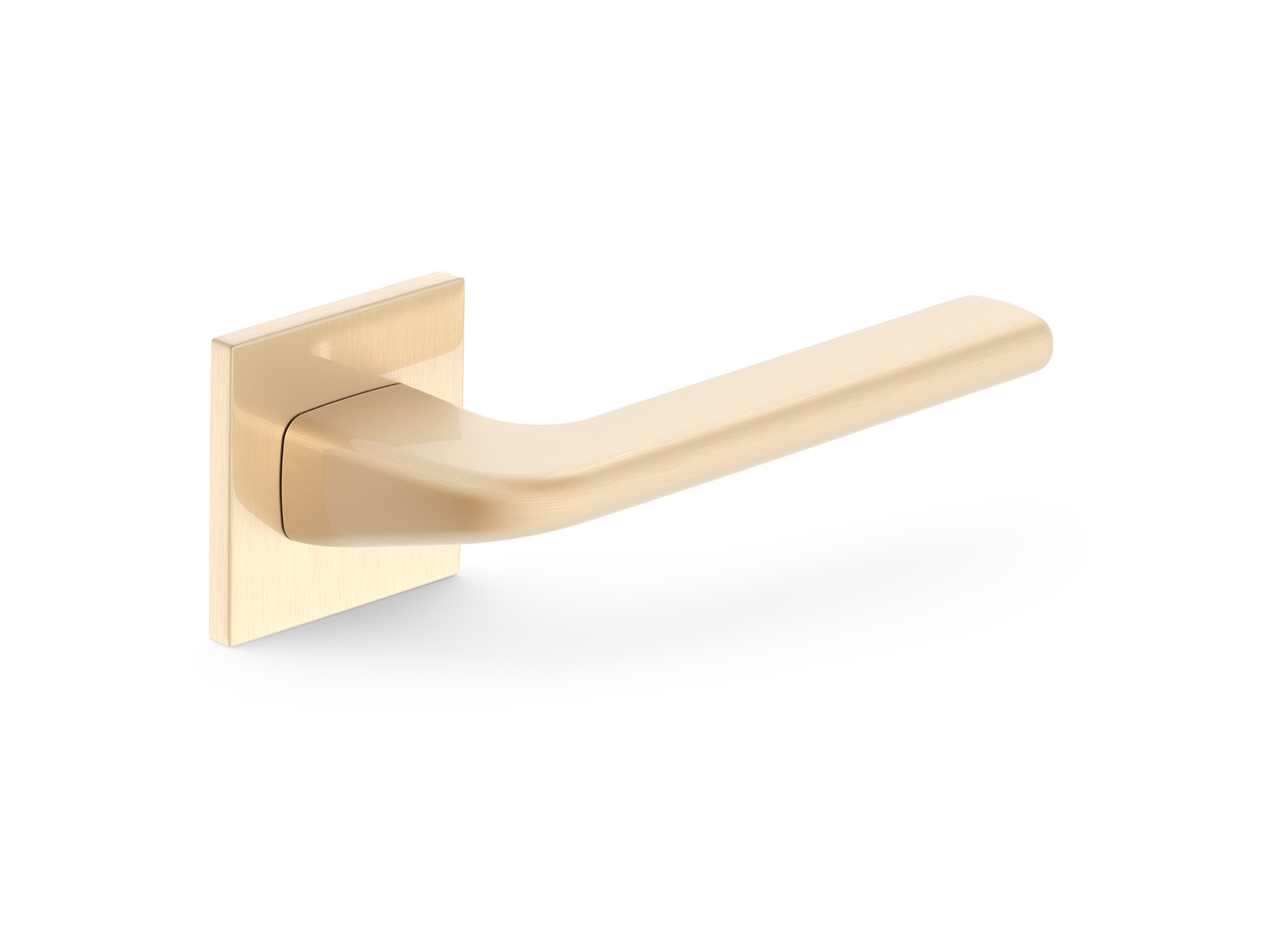 Klamka DIVA - Mosiądz szczotkowany